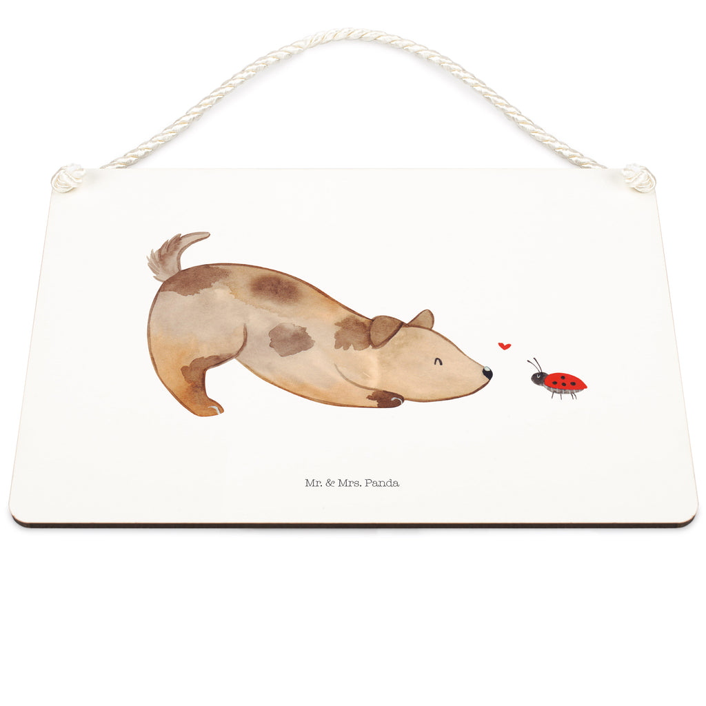 Deko Schild Hund Marienkäfer Dekoschild, Deko Schild, Schild, Tür Schild, Türschild, Holzschild, Wandschild, Wanddeko, Hund, Hundemotiv, Haustier, Hunderasse, Tierliebhaber, Hundebesitzer, Sprüche, Hunde, Hundespruch, Marienkäfer, Mischling, Mischlinghund