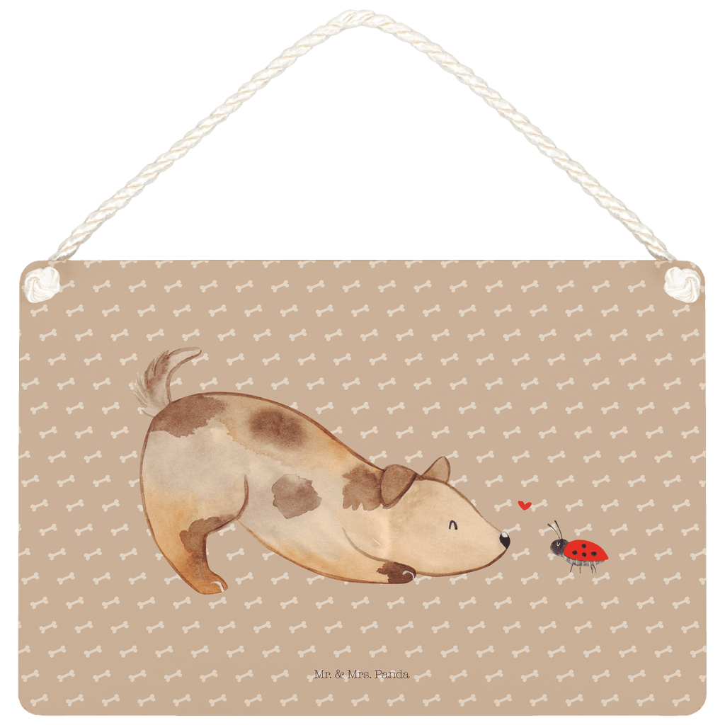 Deko Schild Hund Marienkäfer Dekoschild, Deko Schild, Schild, Tür Schild, Türschild, Holzschild, Wandschild, Wanddeko, Hund, Hundemotiv, Haustier, Hunderasse, Tierliebhaber, Hundebesitzer, Sprüche, Hunde, Hundespruch, Marienkäfer, Mischling, Mischlinghund