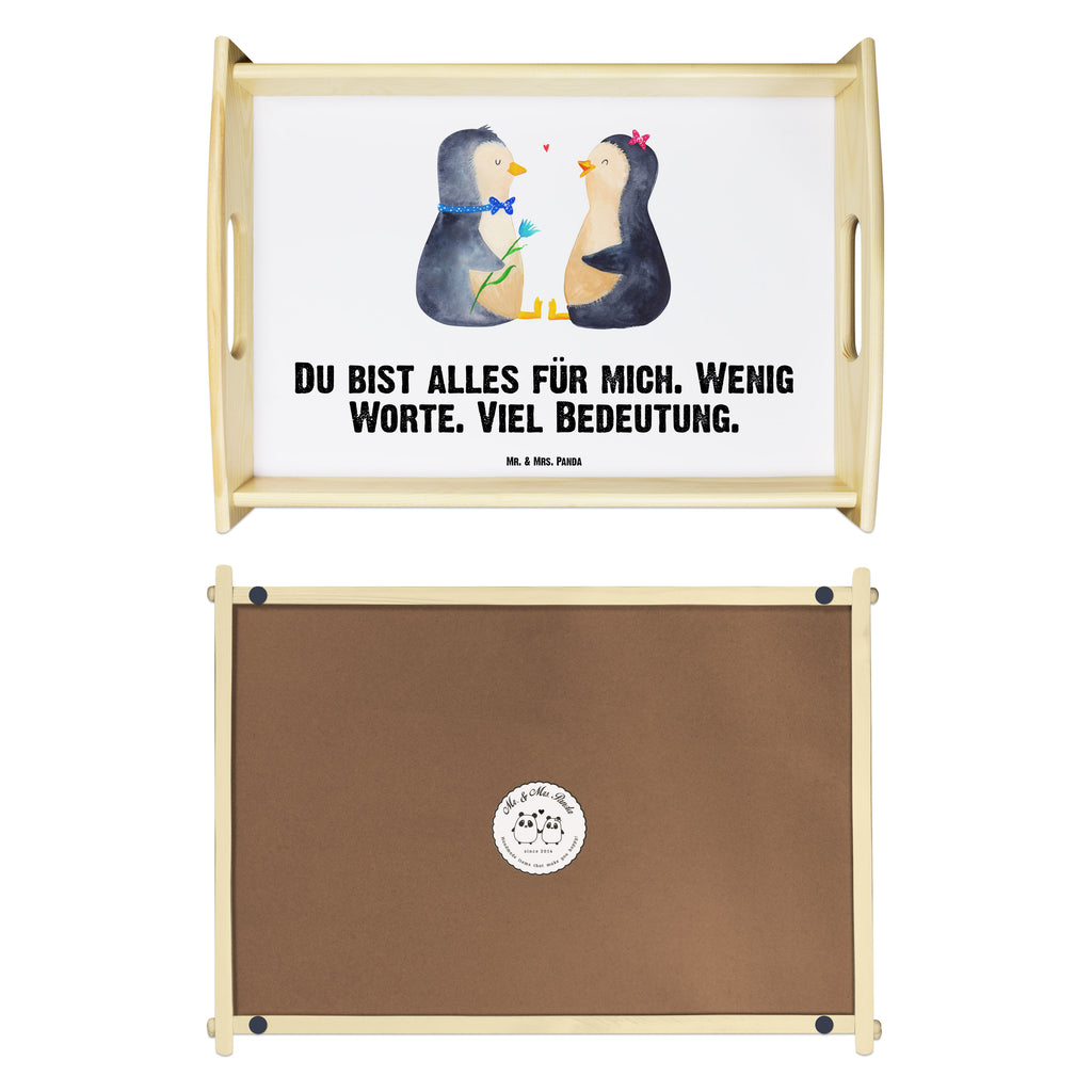 Serviertablett Pinguin Pärchen Tablett, Holztablett, Küchentablett, Dekotablett, Frühstückstablett, Pinguin, Pinguine, Liebe, Liebespaar, Liebesbeweis, Liebesgeschenk, Verlobung, Jahrestag, Hochzeitstag, Hochzeit, Hochzeitsgeschenk, große Liebe, Traumpaar