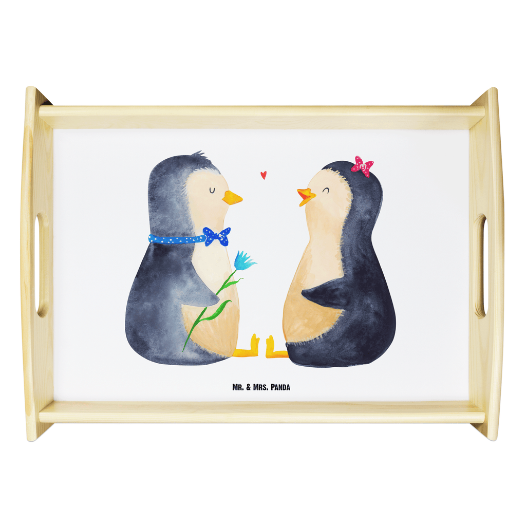 Serviertablett Pinguin Pärchen Tablett, Holztablett, Küchentablett, Dekotablett, Frühstückstablett, Pinguin, Pinguine, Liebe, Liebespaar, Liebesbeweis, Liebesgeschenk, Verlobung, Jahrestag, Hochzeitstag, Hochzeit, Hochzeitsgeschenk, große Liebe, Traumpaar