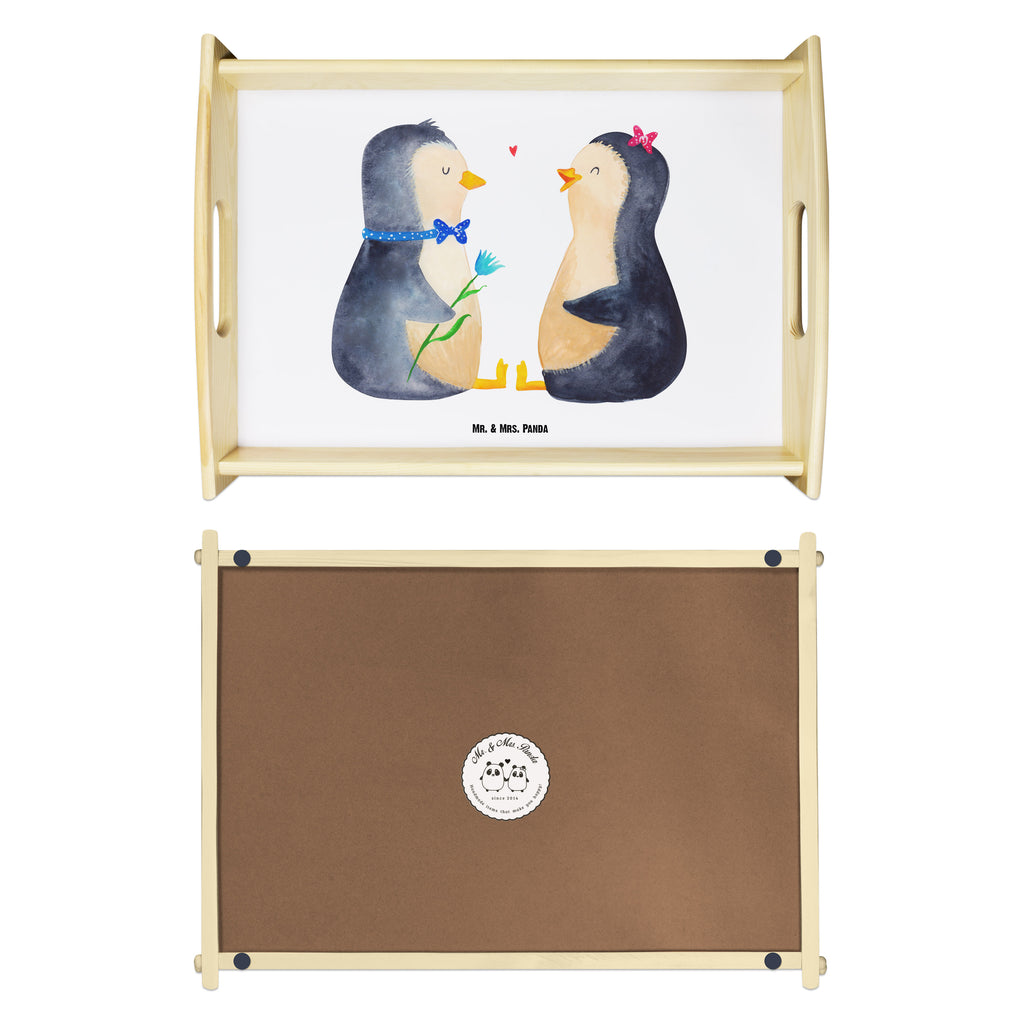 Serviertablett Pinguin Pärchen Tablett, Holztablett, Küchentablett, Dekotablett, Frühstückstablett, Pinguin, Pinguine, Liebe, Liebespaar, Liebesbeweis, Liebesgeschenk, Verlobung, Jahrestag, Hochzeitstag, Hochzeit, Hochzeitsgeschenk, große Liebe, Traumpaar