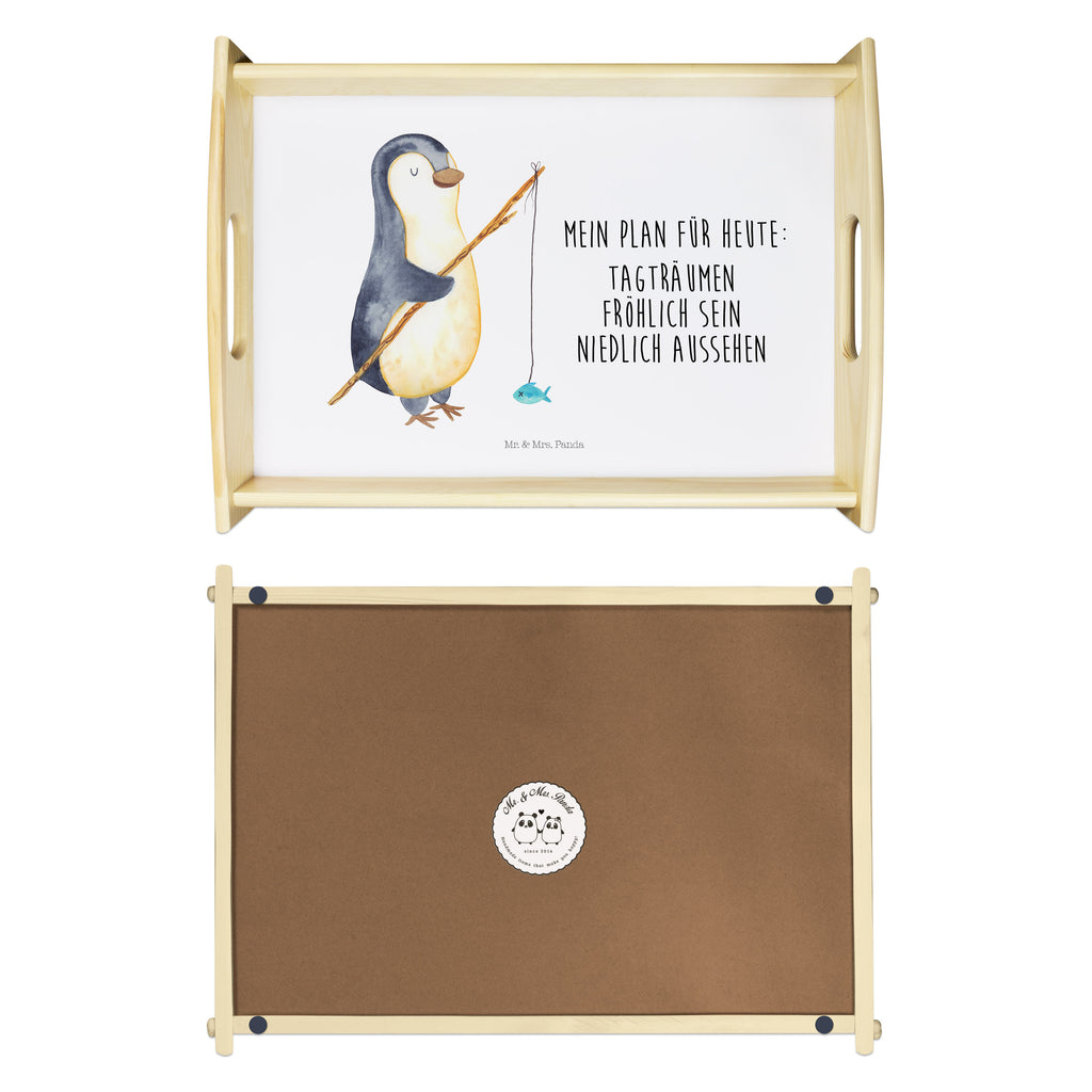 Serviertablett Pinguin Angler Tablett, Holztablett, Küchentablett, Dekotablett, Frühstückstablett, Pinguin, Pinguine, Angeln, Angler, Tagträume, Hobby, Plan, Planer, Tagesplan, Neustart, Motivation, Geschenk, Freundinnen, Geschenkidee, Urlaub, Wochenende