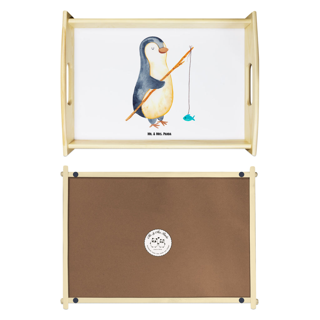 Serviertablett Pinguin Angler Tablett, Holztablett, Küchentablett, Dekotablett, Frühstückstablett, Pinguin, Pinguine, Angeln, Angler, Tagträume, Hobby, Plan, Planer, Tagesplan, Neustart, Motivation, Geschenk, Freundinnen, Geschenkidee, Urlaub, Wochenende