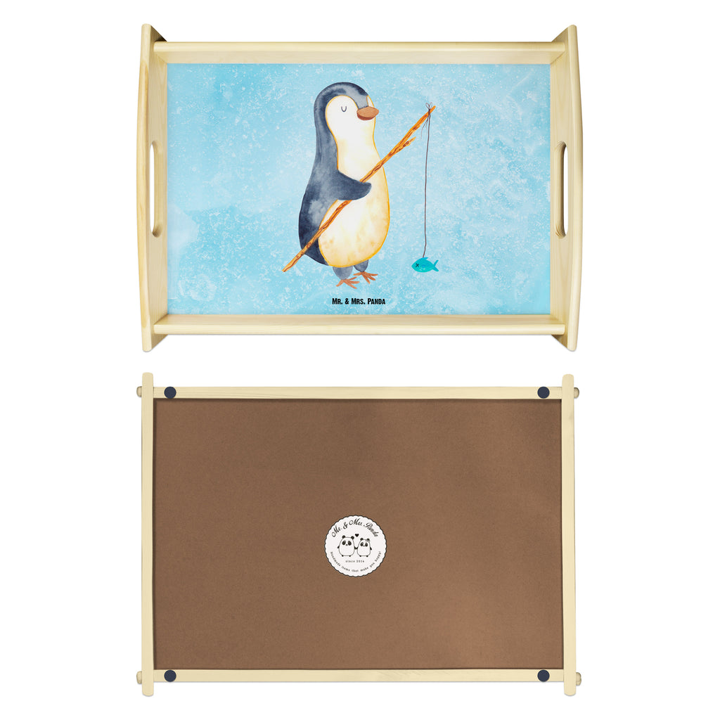 Serviertablett Pinguin Angler Tablett, Holztablett, Küchentablett, Dekotablett, Frühstückstablett, Pinguin, Pinguine, Angeln, Angler, Tagträume, Hobby, Plan, Planer, Tagesplan, Neustart, Motivation, Geschenk, Freundinnen, Geschenkidee, Urlaub, Wochenende