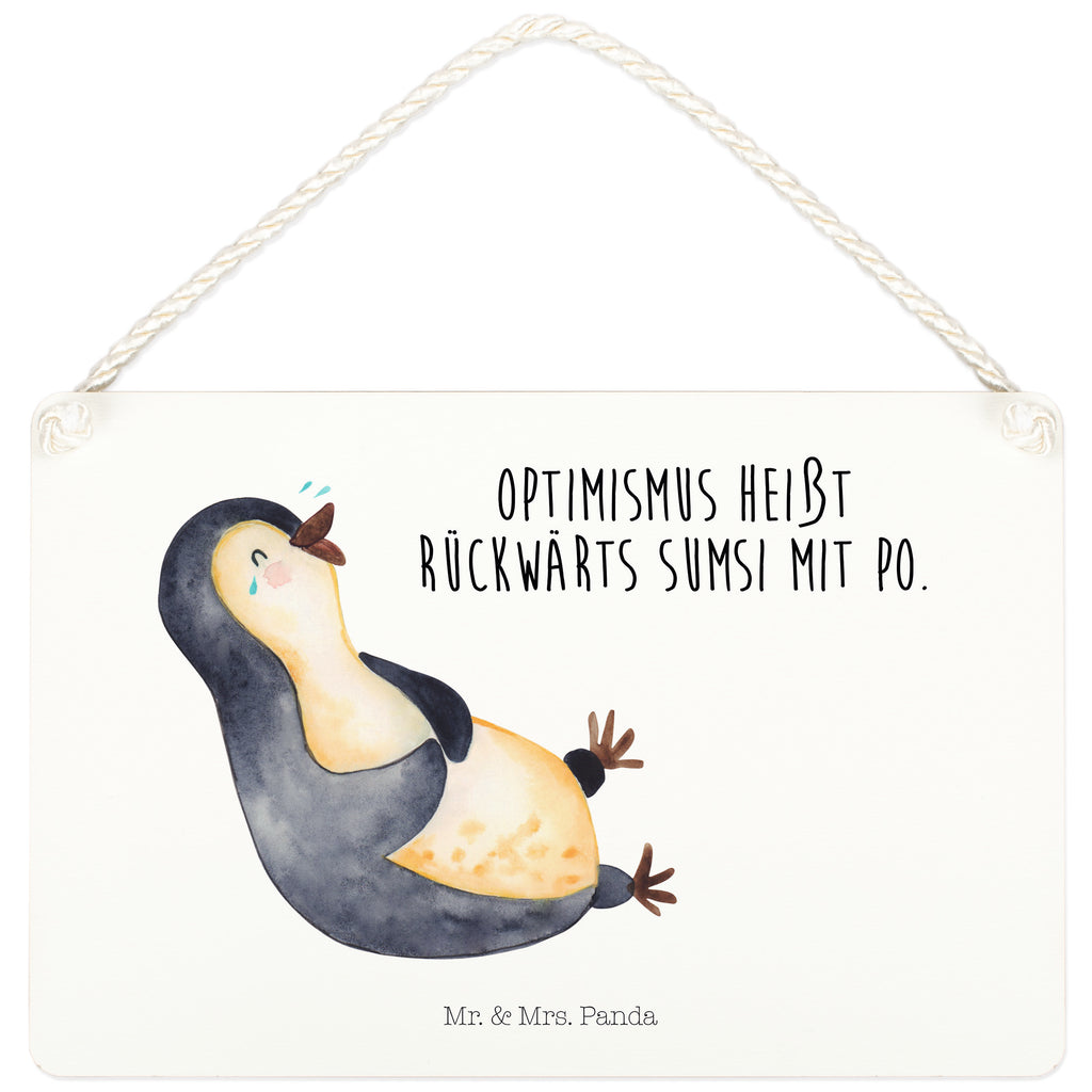 Deko Schild Pinguin lachend Dekoschild, Deko Schild, Schild, Tür Schild, Türschild, Holzschild, Wandschild, Wanddeko, Pinguin, Pinguine, lustiger Spruch, Optimismus, Fröhlich, Lachen, Humor, Fröhlichkeit