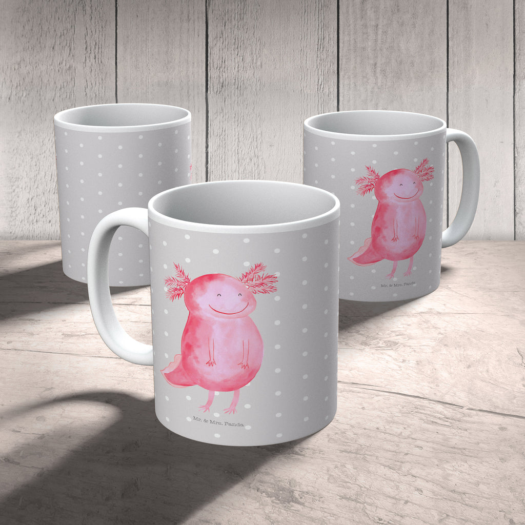 Tasse Axolotl glücklich