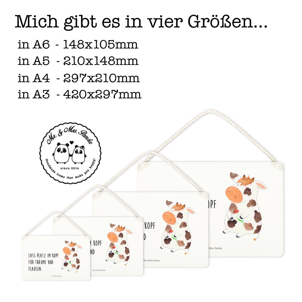 Deko Schild Kuh Dekoschild, Deko Schild, Schild, Tür Schild, Türschild, Holzschild, Wandschild, Wanddeko, Bauernhof, Hoftiere, Landwirt, Landwirtin, Kuh, Kühe, Träume, Flausen, Spruch, Magie, Motivtion, Hof, Milch, Milchkuh