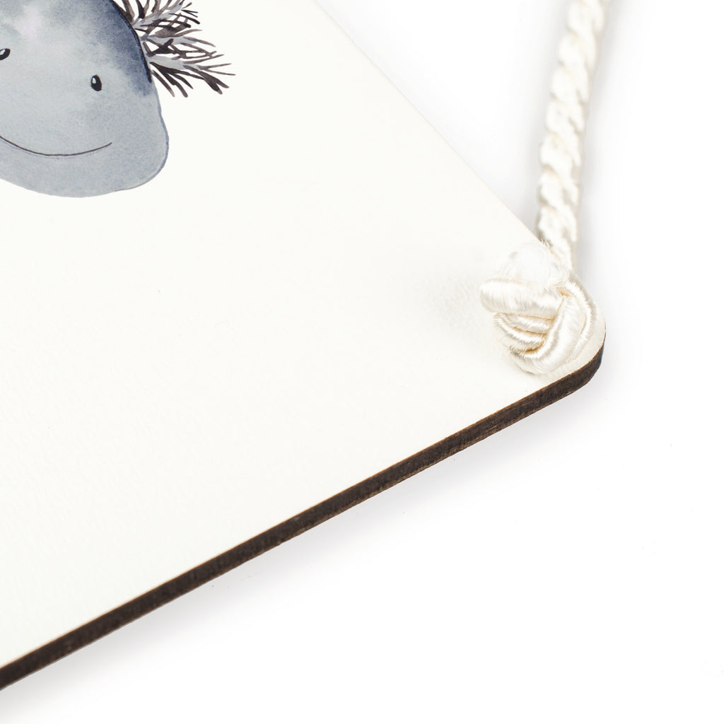 Deko Schild Axolotl schwimmt Axolotl, Axolot, Schwanzlurch, Lurch, Lurche, Problem, Probleme, Lösungen, Motivation,  Dekoschild, Deko Schild, Schild, Tür Schild, Türschild, Holzschild, Wandschild, Wanddeko  Axolotl, Molch