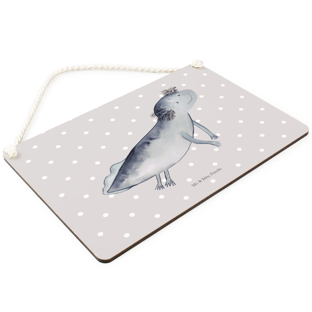 Deko Schild Axolotl schwimmt Axolotl, Axolot, Schwanzlurch, Lurch, Lurche, Problem, Probleme, Lösungen, Motivation,  Dekoschild, Deko Schild, Schild, Tür Schild, Türschild, Holzschild, Wandschild, Wanddeko  Axolotl, Molch