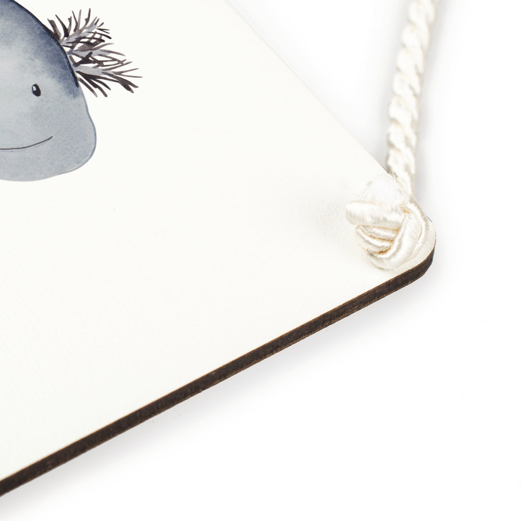 Deko Schild Axolotl schwimmt Axolotl, Axolot, Schwanzlurch, Lurch, Lurche, Problem, Probleme, Lösungen, Motivation,  Dekoschild, Deko Schild, Schild, Tür Schild, Türschild, Holzschild, Wandschild, Wanddeko  Axolotl, Molch