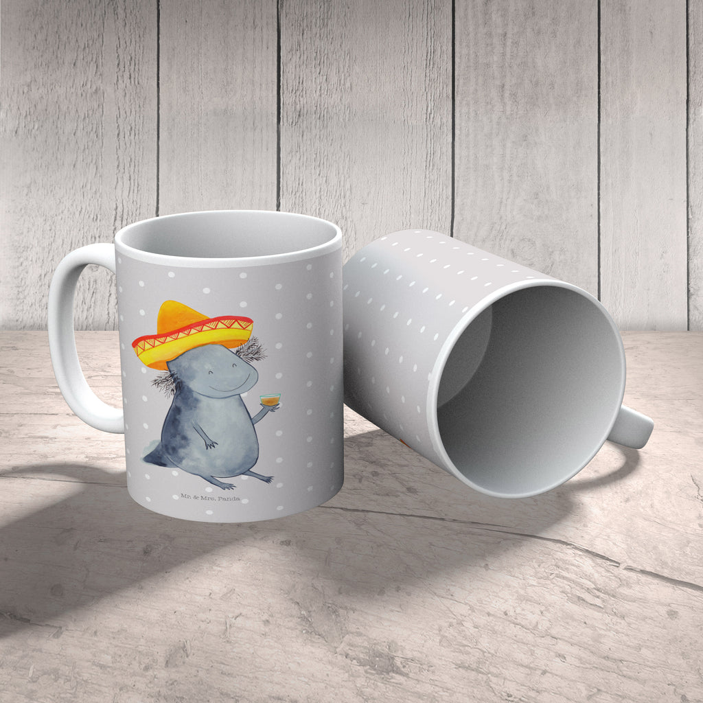 Tasse Axolotl Tequila Axolotl, Mexico, Mexiko, Sombrero, Zitrone, Tequila, Motivation, Spruch, Schwanzlurch, Lurch, Lurche, Axolot, Feuerdrache, Feuersalamander Becher, Kaffeetasse, Kaffeebecher, Tee, Frühstück, Büro  Axolotl, Molch