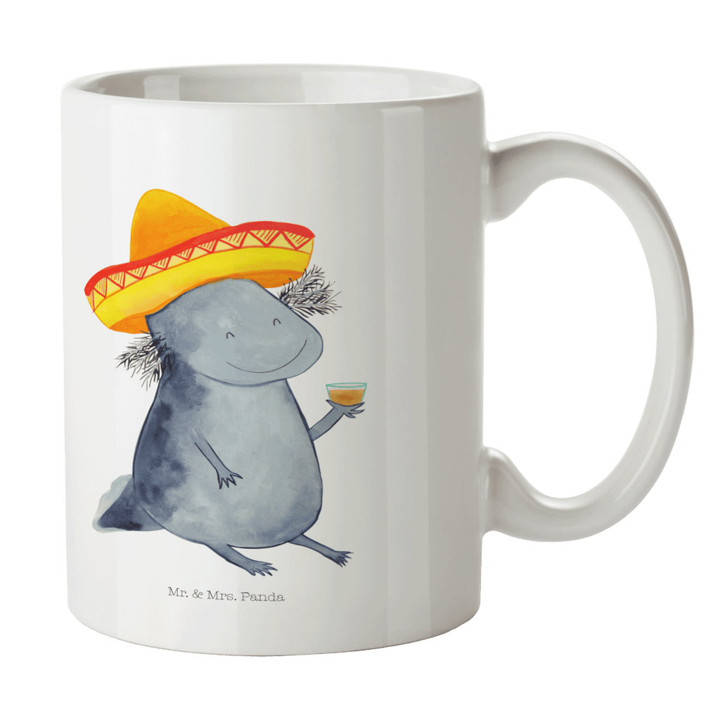 Tasse Axolotl Tequila Axolotl, Mexico, Mexiko, Sombrero, Zitrone, Tequila, Motivation, Spruch, Schwanzlurch, Lurch, Lurche, Axolot, Feuerdrache, Feuersalamander Becher, Kaffeetasse, Kaffeebecher, Tee, Frühstück, Büro  Axolotl, Molch