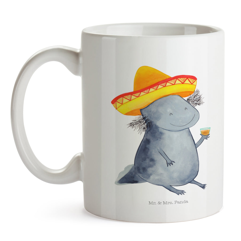 Tasse Axolotl Tequila Axolotl, Mexico, Mexiko, Sombrero, Zitrone, Tequila, Motivation, Spruch, Schwanzlurch, Lurch, Lurche, Axolot, Feuerdrache, Feuersalamander Becher, Kaffeetasse, Kaffeebecher, Tee, Frühstück, Büro  Axolotl, Molch
