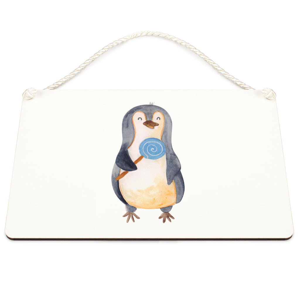 Deko Schild Pinguin Lolli Dekoschild, Deko Schild, Schild, Tür Schild, Türschild, Holzschild, Wandschild, Wanddeko, Pinguin, Pinguine, Lolli, Süßigkeiten, Blödsinn, Spruch, Rebell, Gauner, Ganove, Rabauke