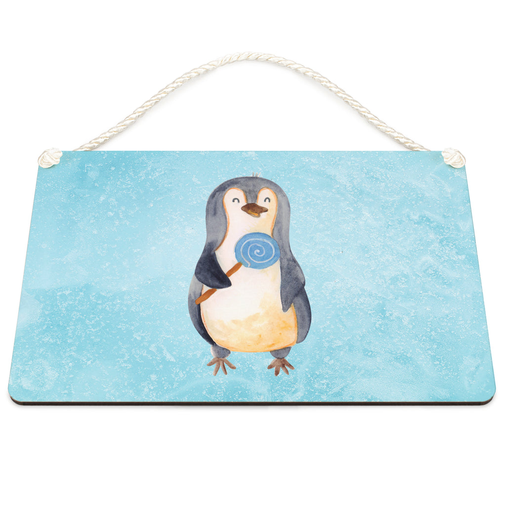 Deko Schild Pinguin Lolli Dekoschild, Deko Schild, Schild, Tür Schild, Türschild, Holzschild, Wandschild, Wanddeko, Pinguin, Pinguine, Lolli, Süßigkeiten, Blödsinn, Spruch, Rebell, Gauner, Ganove, Rabauke