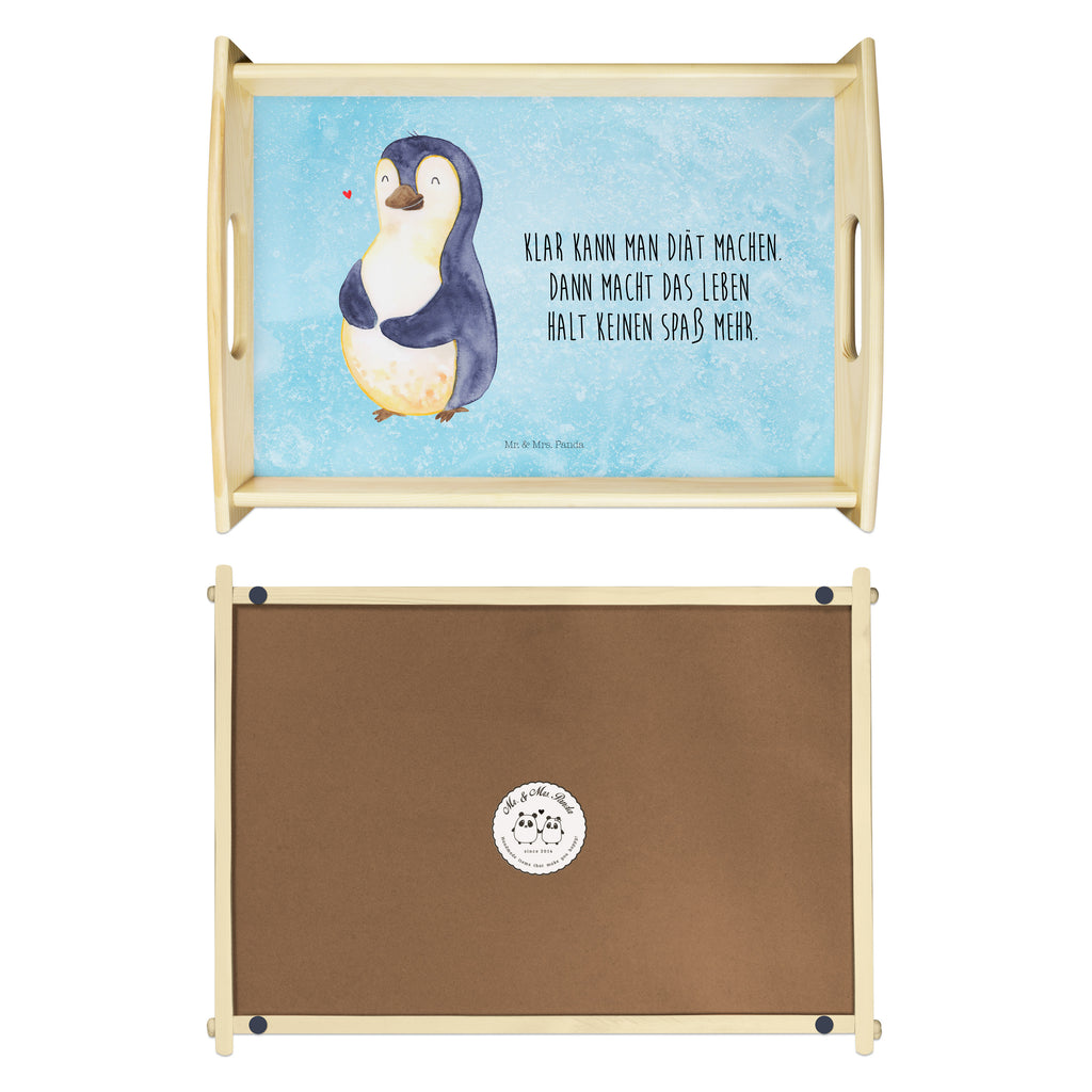 Serviertablett Pinguin Diät Tablett, Holztablett, Küchentablett, Dekotablett, Frühstückstablett, Pinguin, Pinguine, Diät, Abnehmen, Abspecken, Gewicht, Motivation, Selbstliebe, Körperliebe, Selbstrespekt