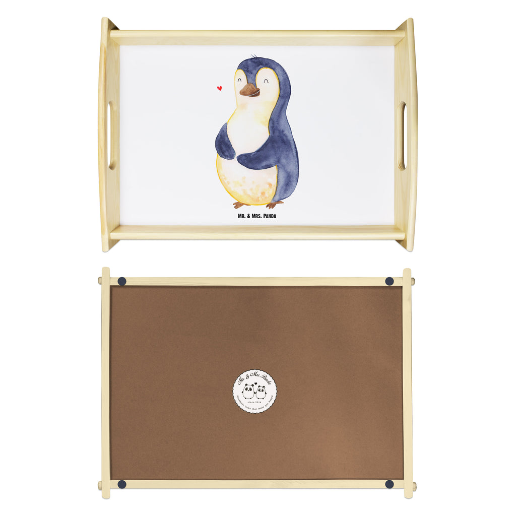 Serviertablett Pinguin Diät Tablett, Holztablett, Küchentablett, Dekotablett, Frühstückstablett, Pinguin, Pinguine, Diät, Abnehmen, Abspecken, Gewicht, Motivation, Selbstliebe, Körperliebe, Selbstrespekt