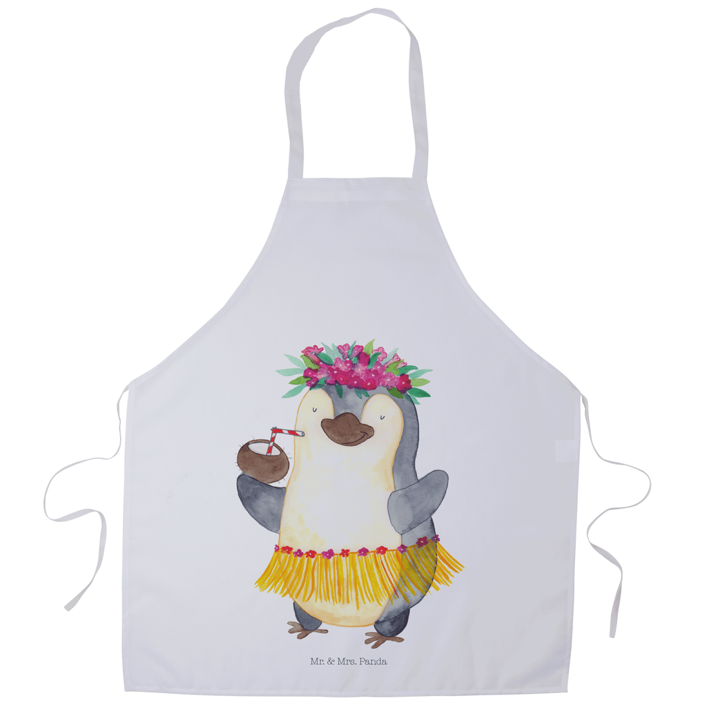 Kochschürze Pinguin Kokosnuss Schürze, Backschürze, Küchenschürze, Grillschürze, Latzschürze, Pinguin, Aloha, Hawaii, Urlaub, Kokosnuss, Pinguine