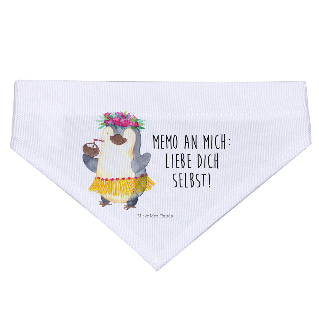 Hundehalstuch M Pinguin Kokosnuss Hundehalstuch, Halstuch, Hunde, Tuch, mittel, mittelgroße Hunde, Pinguin, Aloha, Hawaii, Urlaub, Kokosnuss, Pinguine