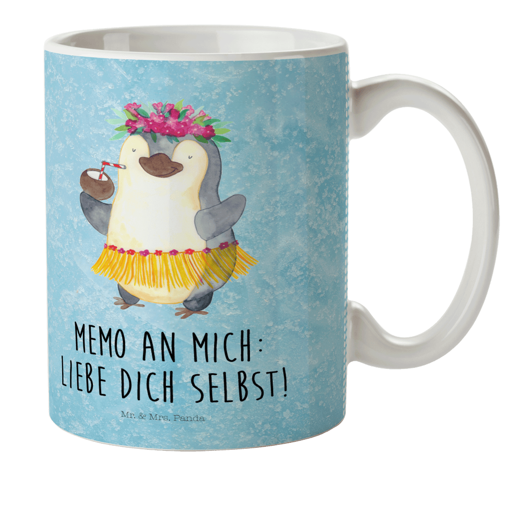 Kindertasse Pinguin Kokosnuss Kunststoff Tasse, Kindergarten, Tasse, Trinkbecher, Camping Becher, Kaffeetasse, Kunststoffbecher, Kindergartenbecher, Outdoorgeschirr, Kunststoffgeschirr, Reisebecher, Reisetasse, Kinderbecher, Pinguin, Aloha, Hawaii, Urlaub, Kokosnuss, Pinguine