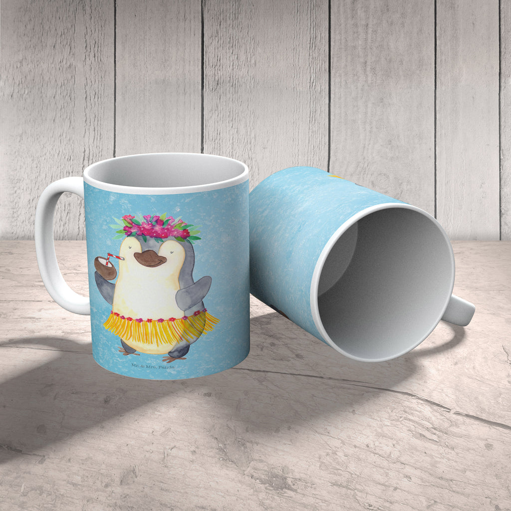 Kindertasse Pinguin Kokosnuss Kunststoff Tasse, Kindergarten, Tasse, Trinkbecher, Camping Becher, Kaffeetasse, Kunststoffbecher, Kindergartenbecher, Outdoorgeschirr, Kunststoffgeschirr, Reisebecher, Reisetasse, Kinderbecher, Pinguin, Aloha, Hawaii, Urlaub, Kokosnuss, Pinguine