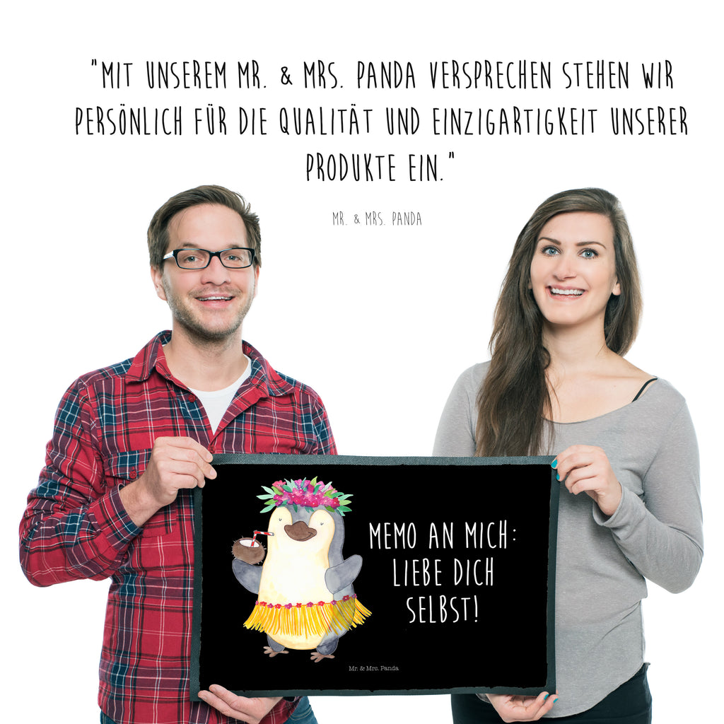 Fußmatte Pinguin Kokosnuss Türvorleger, Schmutzmatte, Fußabtreter, Matte, Schmutzfänger, Fußabstreifer, Schmutzfangmatte, Türmatte, Motivfußmatte, Haustürmatte, Vorleger, Pinguin, Aloha, Hawaii, Urlaub, Kokosnuss, Pinguine