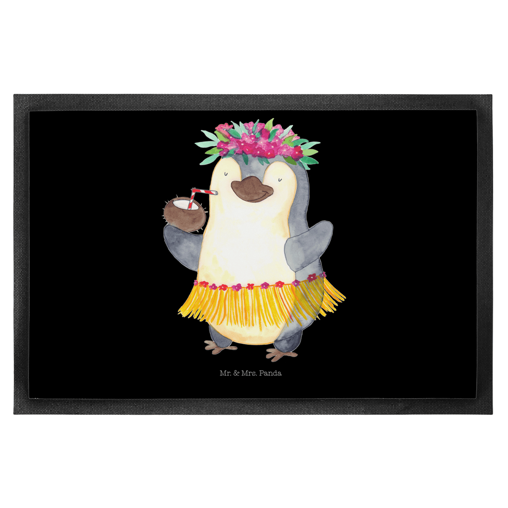 Fußmatte Pinguin Kokosnuss Türvorleger, Schmutzmatte, Fußabtreter, Matte, Schmutzfänger, Fußabstreifer, Schmutzfangmatte, Türmatte, Motivfußmatte, Haustürmatte, Vorleger, Pinguin, Aloha, Hawaii, Urlaub, Kokosnuss, Pinguine