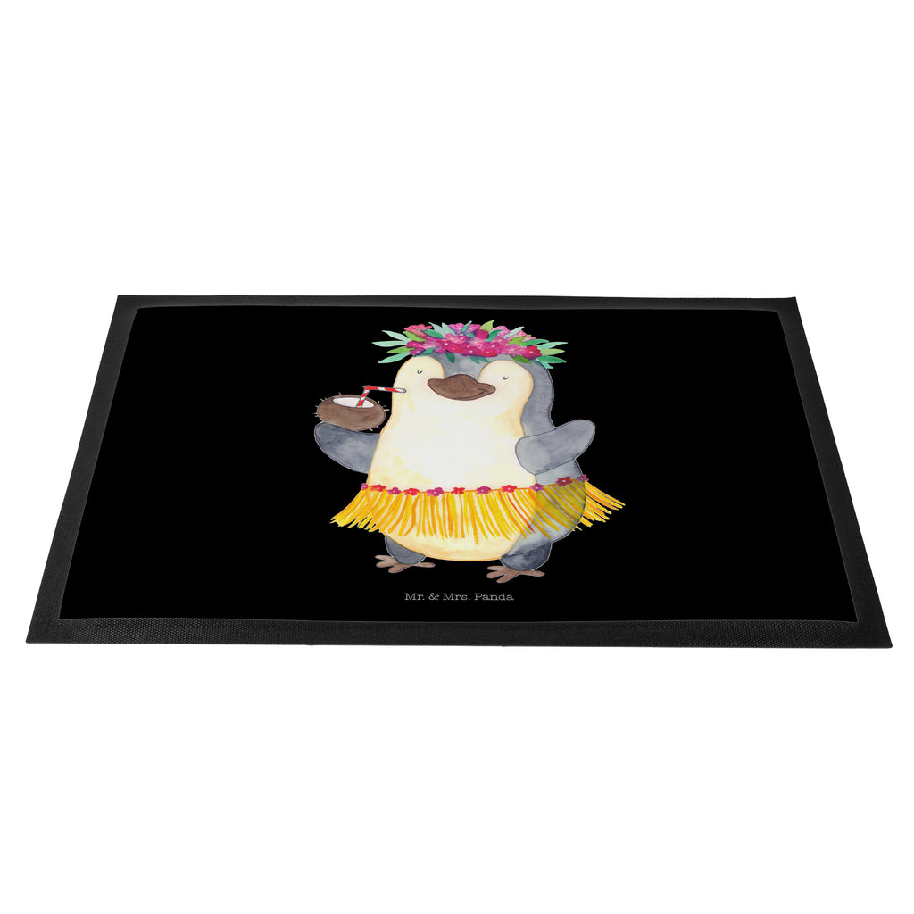 Fußmatte Pinguin Kokosnuss Türvorleger, Schmutzmatte, Fußabtreter, Matte, Schmutzfänger, Fußabstreifer, Schmutzfangmatte, Türmatte, Motivfußmatte, Haustürmatte, Vorleger, Pinguin, Aloha, Hawaii, Urlaub, Kokosnuss, Pinguine