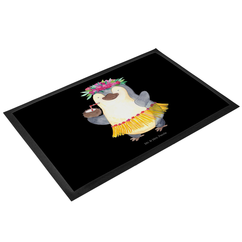 Fußmatte Pinguin Kokosnuss Türvorleger, Schmutzmatte, Fußabtreter, Matte, Schmutzfänger, Fußabstreifer, Schmutzfangmatte, Türmatte, Motivfußmatte, Haustürmatte, Vorleger, Pinguin, Aloha, Hawaii, Urlaub, Kokosnuss, Pinguine