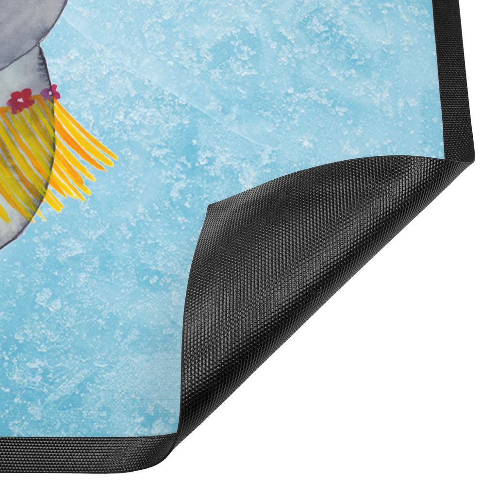 Fußmatte Pinguin Kokosnuss Türvorleger, Schmutzmatte, Fußabtreter, Matte, Schmutzfänger, Fußabstreifer, Schmutzfangmatte, Türmatte, Motivfußmatte, Haustürmatte, Vorleger, Pinguin, Aloha, Hawaii, Urlaub, Kokosnuss, Pinguine