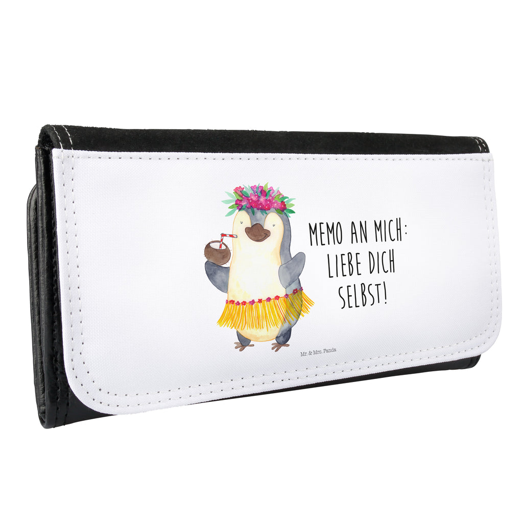 Damen Portemonnaie Pinguin Kokosnuss Portemonnaie, Portemonee, Geldbörse, Damen, Groß, XXL, Geldbeutel, Portemonnaies, Pinguin, Aloha, Hawaii, Urlaub, Kokosnuss, Pinguine
