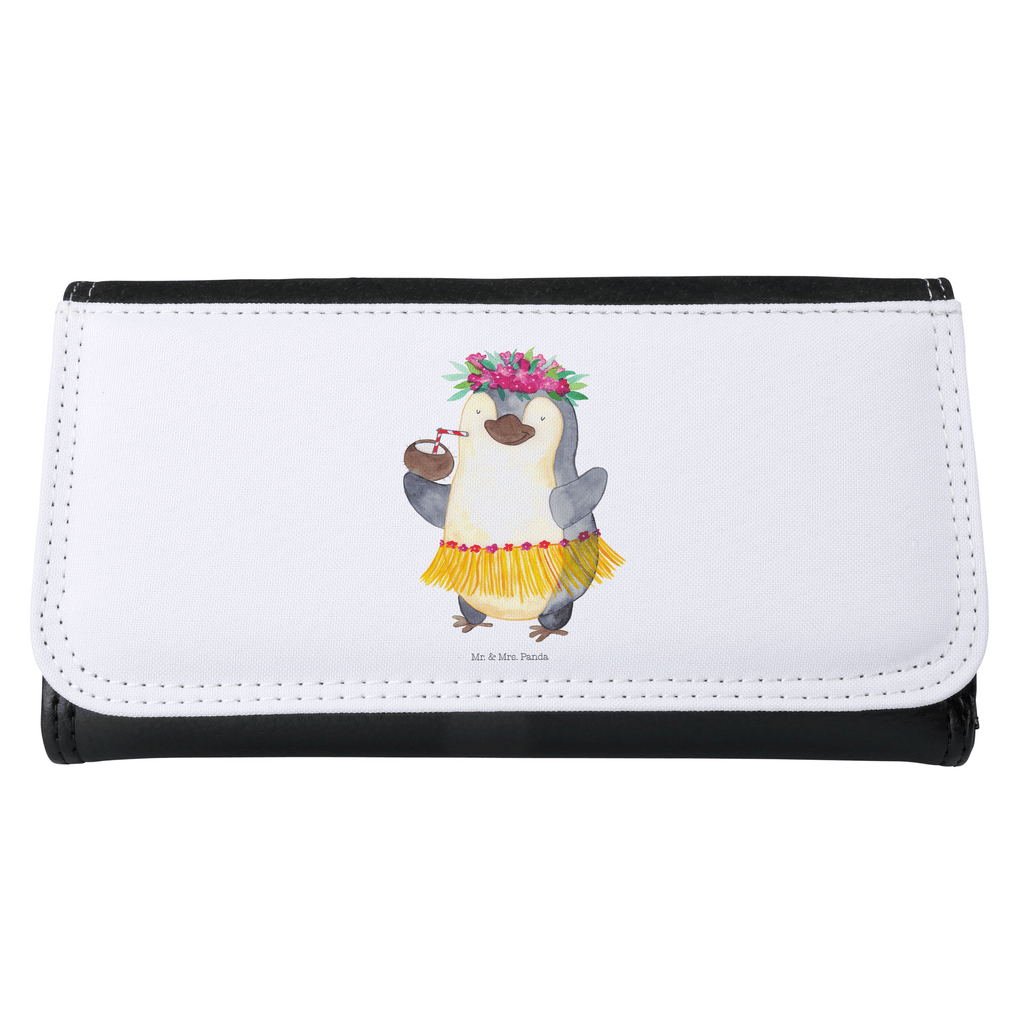 Damen Portemonnaie Pinguin Kokosnuss Portemonnaie, Portemonee, Geldbörse, Damen, Groß, XXL, Geldbeutel, Portemonnaies, Pinguin, Aloha, Hawaii, Urlaub, Kokosnuss, Pinguine