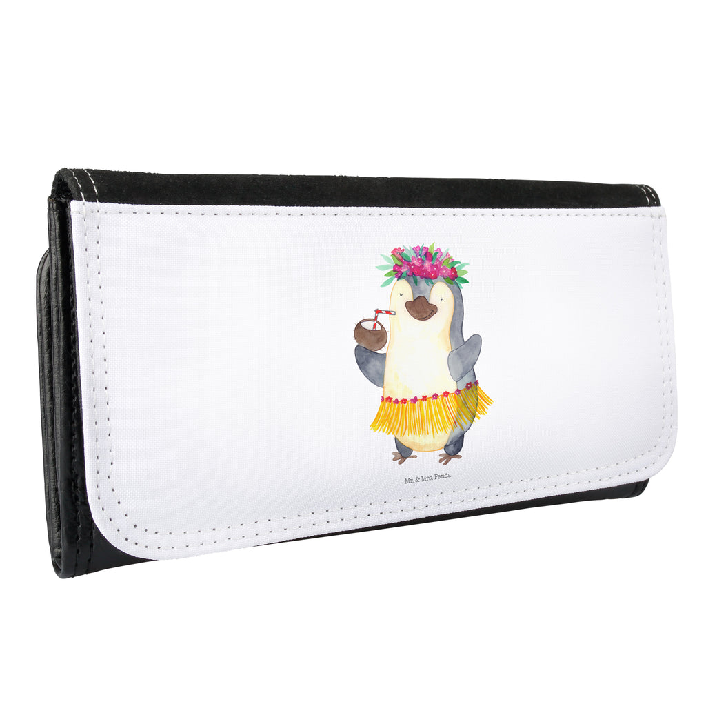 Damen Portemonnaie Pinguin Kokosnuss Portemonnaie, Portemonee, Geldbörse, Damen, Groß, XXL, Geldbeutel, Portemonnaies, Pinguin, Aloha, Hawaii, Urlaub, Kokosnuss, Pinguine