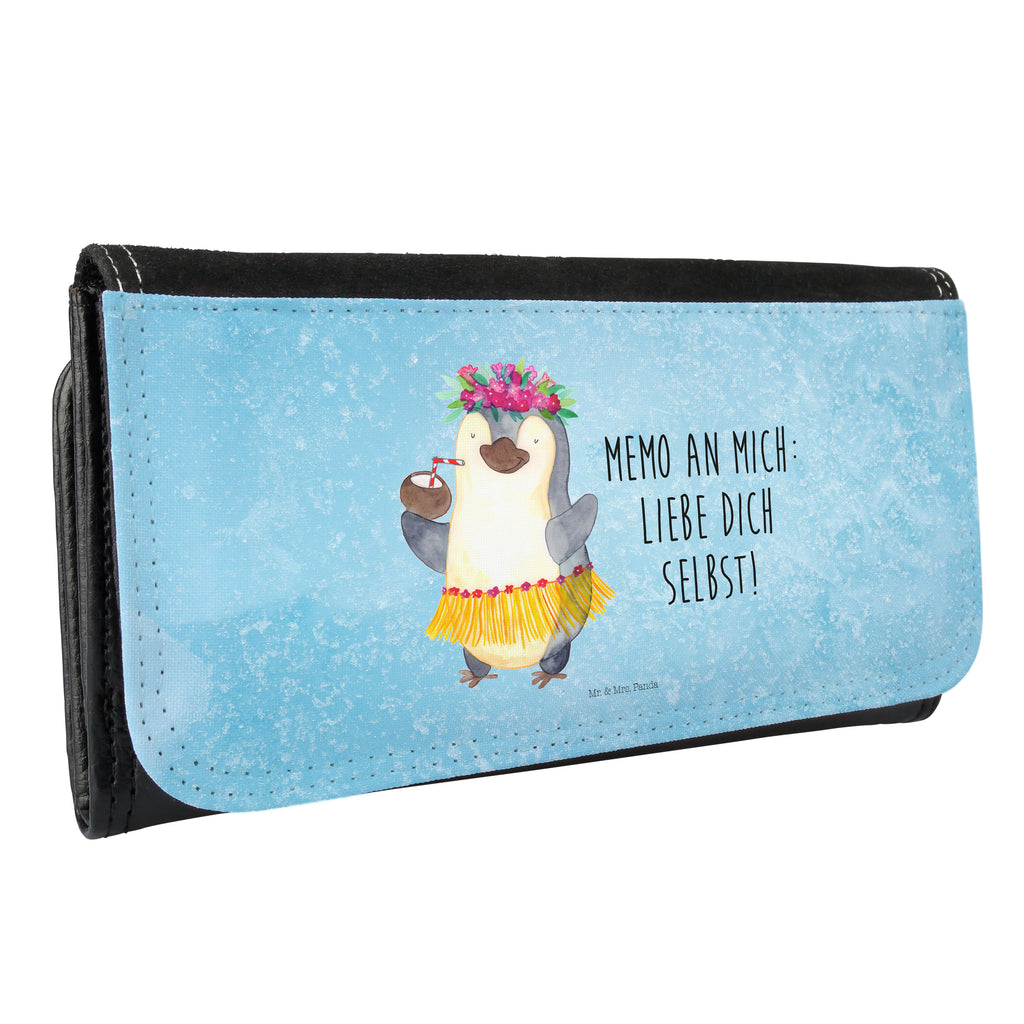 Damen Portemonnaie Pinguin Kokosnuss Portemonnaie, Portemonee, Geldbörse, Damen, Groß, XXL, Geldbeutel, Portemonnaies, Pinguin, Aloha, Hawaii, Urlaub, Kokosnuss, Pinguine