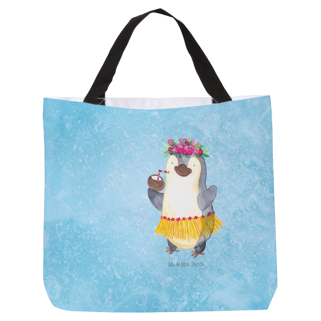 Shopper Pinguin Kokosnuss Beutel, Einkaufstasche, Tasche, Strandtasche, Einkaufsbeutel, Shopper, Schultasche, Freizeittasche, Tragebeutel, Schulbeutel, Alltagstasche, Pinguin, Aloha, Hawaii, Urlaub, Kokosnuss, Pinguine