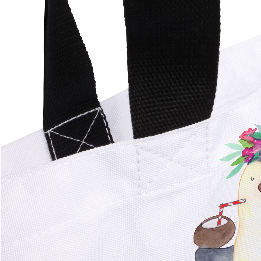 Shopper Pinguin Kokosnuss Beutel, Einkaufstasche, Tasche, Strandtasche, Einkaufsbeutel, Shopper, Schultasche, Freizeittasche, Tragebeutel, Schulbeutel, Alltagstasche, Pinguin, Aloha, Hawaii, Urlaub, Kokosnuss, Pinguine