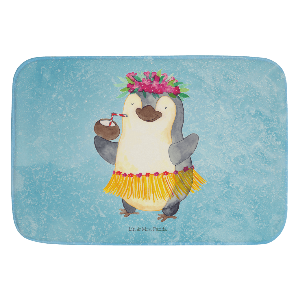 Badvorleger Pinguin Kokosnuss Badematte, Badteppich, Duschvorleger, Badezimmerteppich, Badezimmermatte, Badvorleger, Duschmatte, Duschteppich, Pinguin, Aloha, Hawaii, Urlaub, Kokosnuss, Pinguine