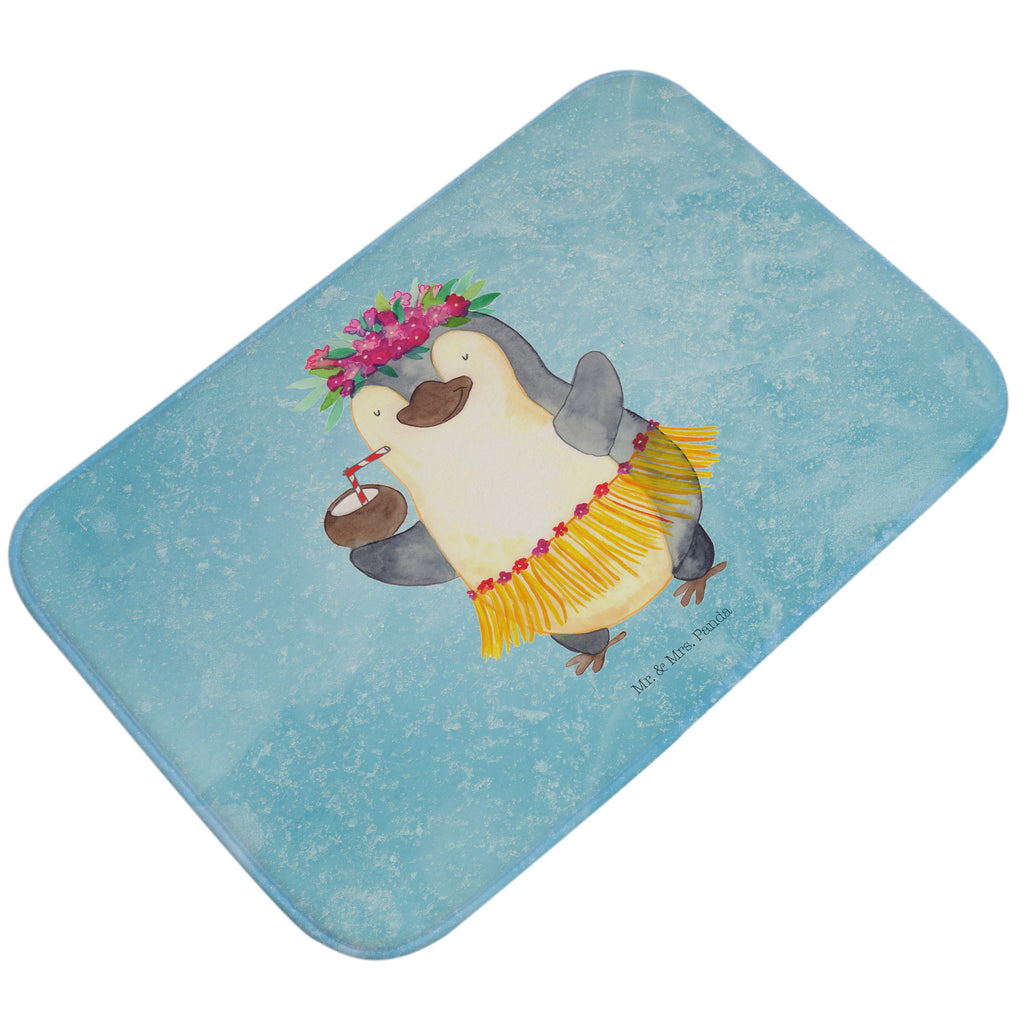 Badvorleger Pinguin Kokosnuss Badematte, Badteppich, Duschvorleger, Badezimmerteppich, Badezimmermatte, Badvorleger, Duschmatte, Duschteppich, Pinguin, Aloha, Hawaii, Urlaub, Kokosnuss, Pinguine