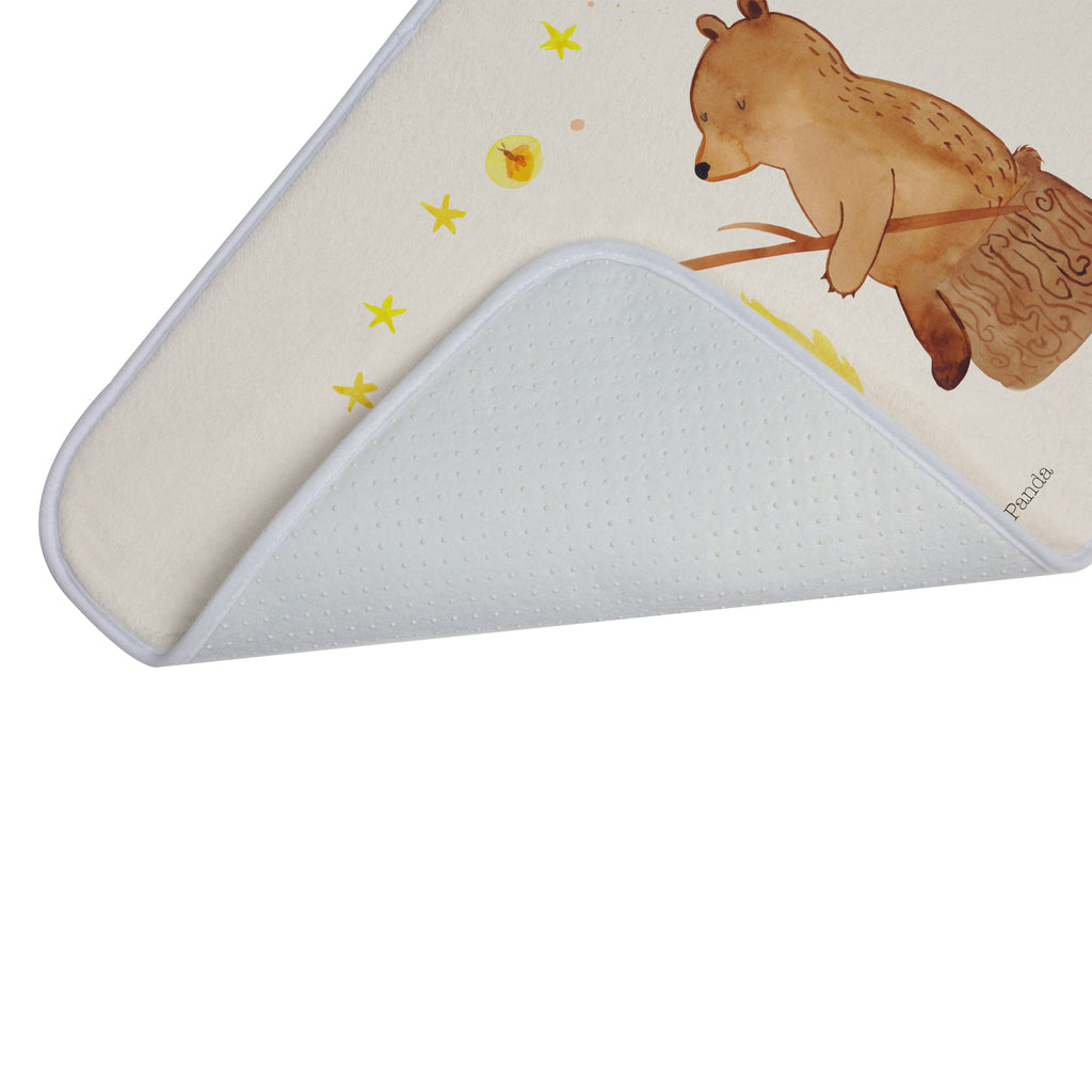 Badvorleger Bär & Marienkäfer Lagerfeuer Badematte, Badteppich, Duschvorleger, Badezimmerteppich, Badezimmermatte, Badvorleger, Duschmatte, Duschteppich, Bär, Teddy, Teddybär, Lagerfeuer