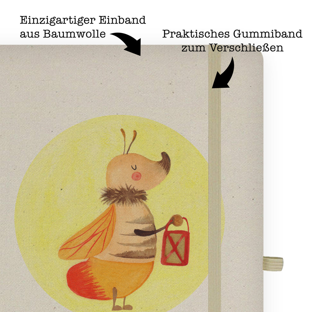 DIN A5 Baumwoll Notizbuch Glühwürmchen Notizen, Eintragebuch, Tagebuch, Notizblock, Adressbuch, Journal, Kladde, Skizzenbuch, Notizheft, Schreibbuch, Schreibheft, Tiermotive, Gute Laune, lustige Sprüche, Tiere, Glühwürmchen, Glühwurm, Falter, Liebe, Leuchten, magisch, Liebesbeweis, Lieblingsmensch, Verlobung, Heiratsantrag, Jahrestag, Liebesspruch