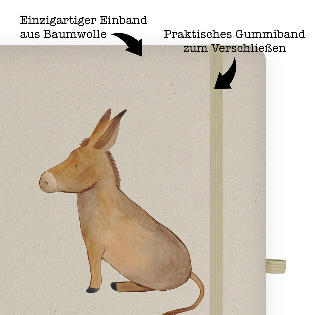DIN A5 Baumwoll Notizbuch Esel Notizen, Eintragebuch, Tagebuch, Notizblock, Adressbuch, Journal, Kladde, Skizzenbuch, Notizheft, Schreibbuch, Schreibheft, Tiermotive, Gute Laune, lustige Sprüche, Tiere, Esel, Weisheit, Lebensmut, Lebensglück, Ziel, Lebensziel, Mut, erfolg, tapferkeit, positive gedanken, zuversicht