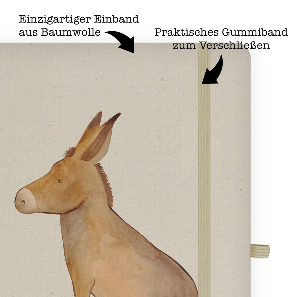DIN A5 Baumwoll Notizbuch Esel Notizen, Eintragebuch, Tagebuch, Notizblock, Adressbuch, Journal, Kladde, Skizzenbuch, Notizheft, Schreibbuch, Schreibheft, Tiermotive, Gute Laune, lustige Sprüche, Tiere, Esel, Weisheit, Lebensmut, Lebensglück, Ziel, Lebensziel, Mut, erfolg, tapferkeit, positive gedanken, zuversicht