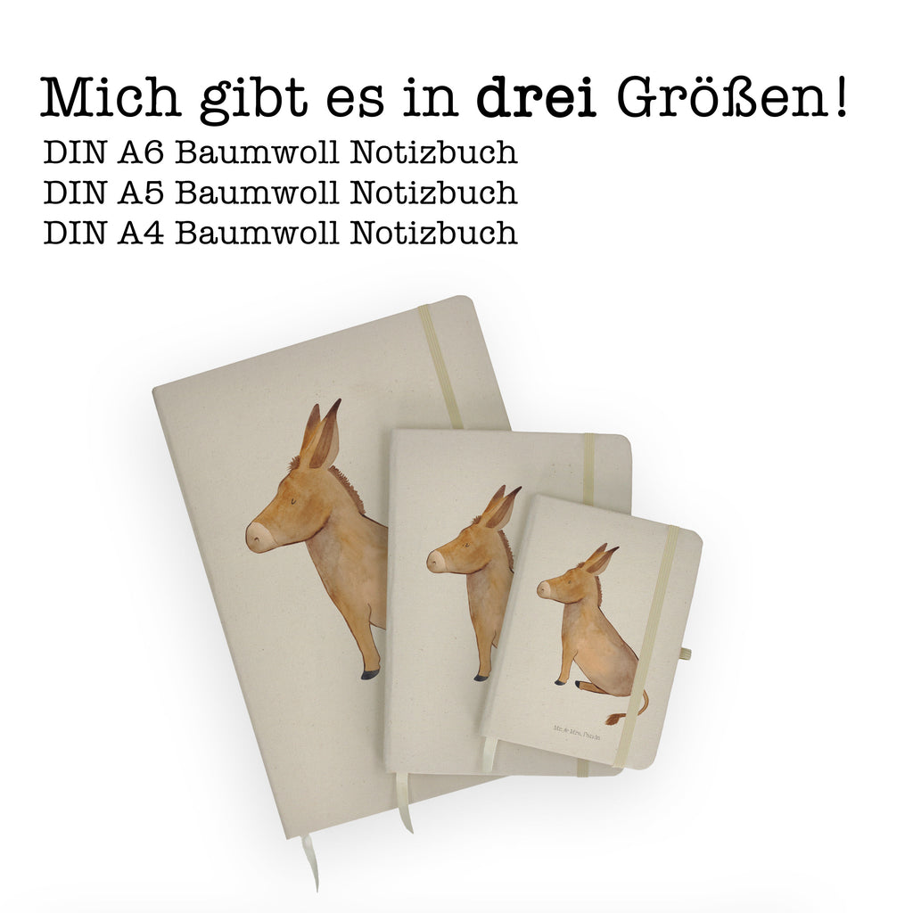 DIN A5 Baumwoll Notizbuch Esel Notizen, Eintragebuch, Tagebuch, Notizblock, Adressbuch, Journal, Kladde, Skizzenbuch, Notizheft, Schreibbuch, Schreibheft, Tiermotive, Gute Laune, lustige Sprüche, Tiere, Esel, Weisheit, Lebensmut, Lebensglück, Ziel, Lebensziel, Mut, erfolg, tapferkeit, positive gedanken, zuversicht