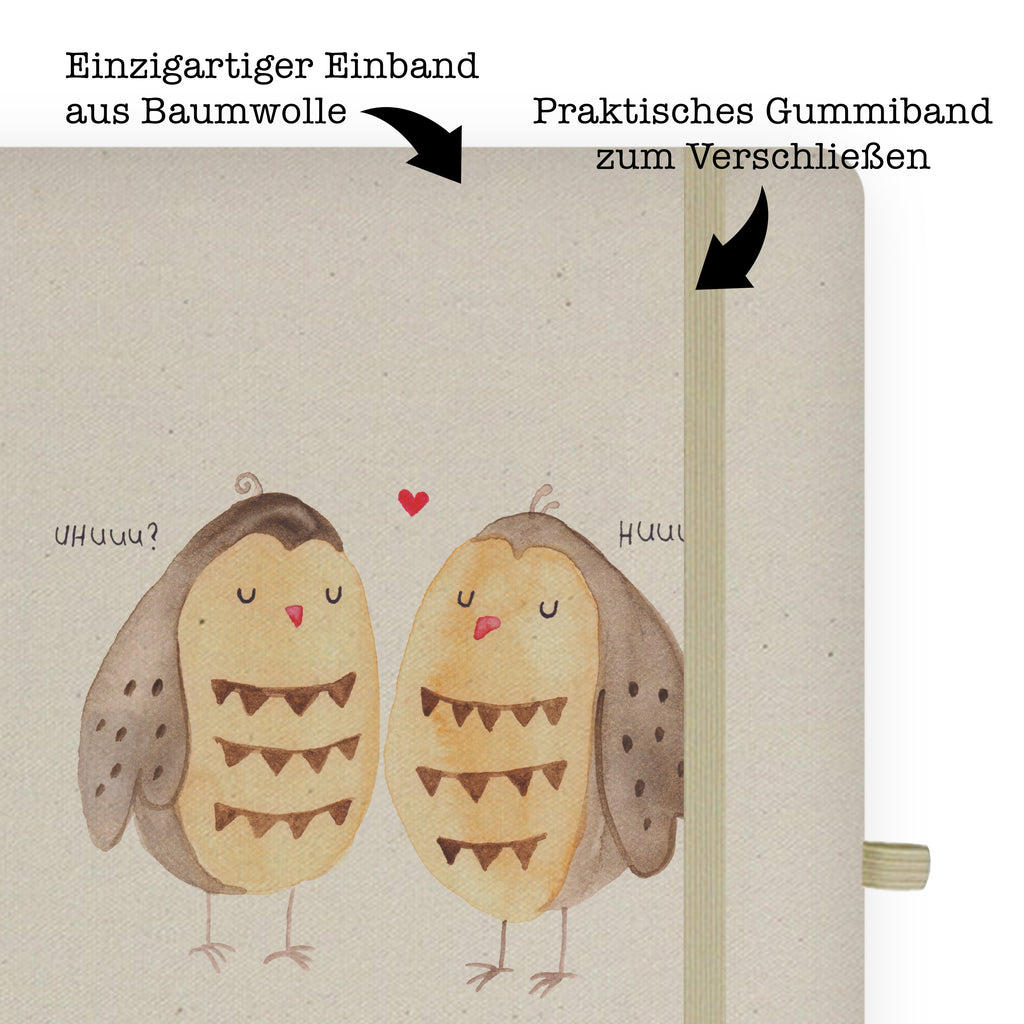 DIN A5 Baumwoll Notizbuch Eule Liebe Notizen, Eintragebuch, Tagebuch, Notizblock, Adressbuch, Journal, Kladde, Skizzenbuch, Notizheft, Schreibbuch, Schreibheft, Eule, Eule Deko, Liebe, Hochzeit Spruch, Owl, All you need is love, Liebe Spruch, Freundin Geschenk, Freund, Wortspiel lustig