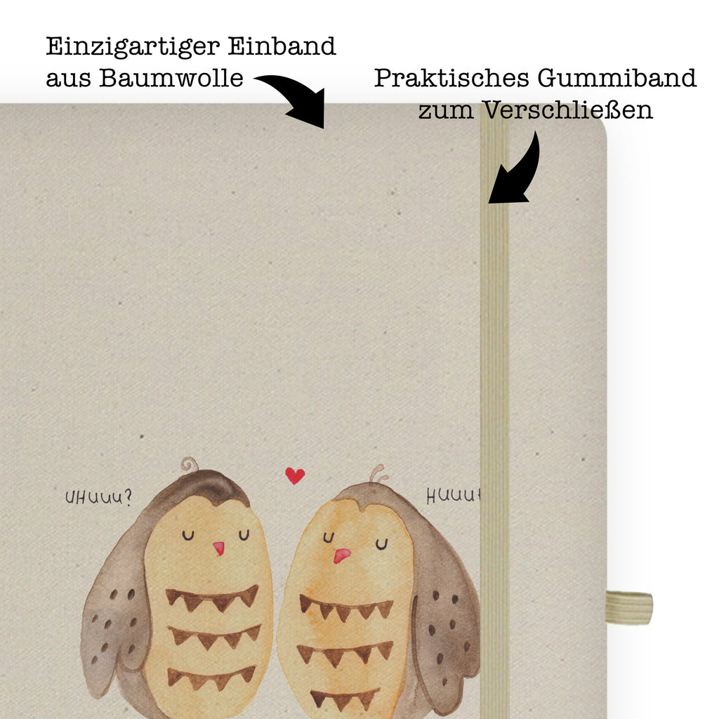DIN A5 Baumwoll Notizbuch Eule Liebe Notizen, Eintragebuch, Tagebuch, Notizblock, Adressbuch, Journal, Kladde, Skizzenbuch, Notizheft, Schreibbuch, Schreibheft, Eule, Eule Deko, Liebe, Hochzeit Spruch, Owl, All you need is love, Liebe Spruch, Freundin Geschenk, Freund, Wortspiel lustig