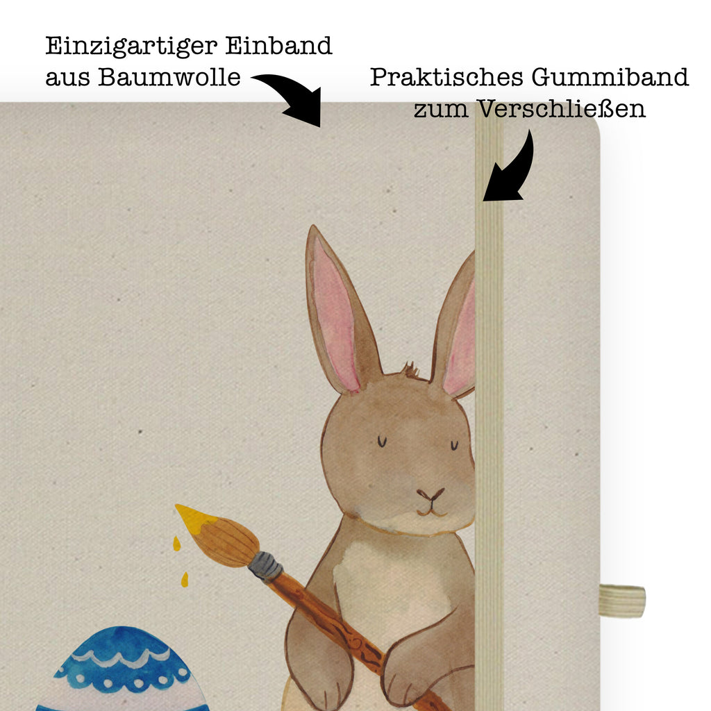 DIN A5 Baumwoll Notizbuch Hase Eiermalen Notizen, Eintragebuch, Tagebuch, Notizblock, Adressbuch, Journal, Kladde, Skizzenbuch, Notizheft, Schreibbuch, Schreibheft, Ostern, Osterhase, Ostergeschenke, Osternest, Osterdeko, Geschenk zu Ostern, Frohe Ostern, Ostergrüße, Osterblume, Osterei, bemalte Ostereier, Hase, Kaninchen, Eiermalen