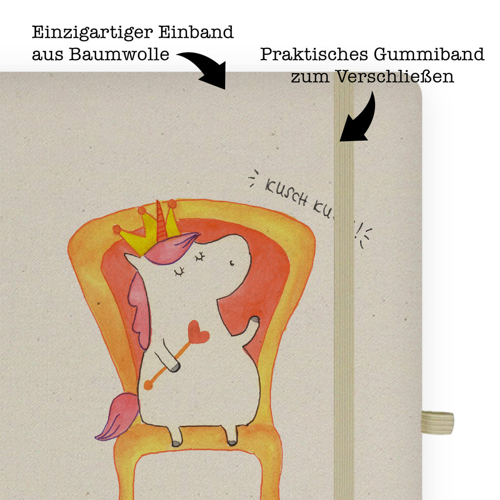 DIN A5 Baumwoll Notizbuch Einhorn König Notizen, Eintragebuch, Tagebuch, Notizblock, Adressbuch, Journal, Kladde, Skizzenbuch, Notizheft, Schreibbuch, Schreibheft, Einhorn, Einhörner, Einhorn Deko, Pegasus, Unicorn, König, Präsident, Bundeskanzler, Herrscher, Kaiser, Prinzessin, Krone
