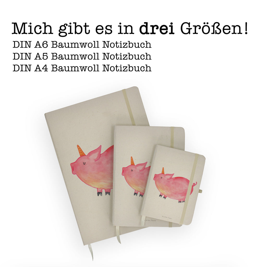 DIN A5 Baumwoll Notizbuch Einhorn Schweinhorn Notizen, Eintragebuch, Tagebuch, Notizblock, Adressbuch, Journal, Kladde, Skizzenbuch, Notizheft, Schreibbuch, Schreibheft, Einhorn, Einhörner, Einhorn Deko, Pegasus, Unicorn, Party, Spaß, Schwein, Schweinhorn, Bauer, witzig. lustig, Spruch, geschenk, Pig, Piggy, funny, english, englisch