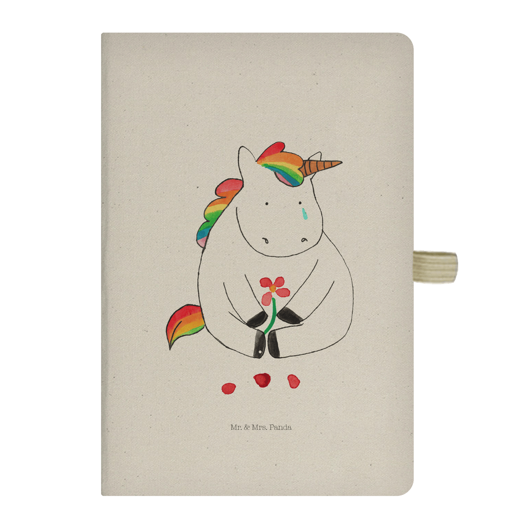 DIN A5 Baumwoll Notizbuch Einhorn Traurig Notizen, Eintragebuch, Tagebuch, Notizblock, Adressbuch, Journal, Kladde, Skizzenbuch, Notizheft, Schreibbuch, Schreibheft, Einhorn, Einhörner, Einhorn Deko, Pegasus, Unicorn, Glitzer, Trösten. Freundschaft, Freunde, Liebe, Trauer, Grußkarte, Blume