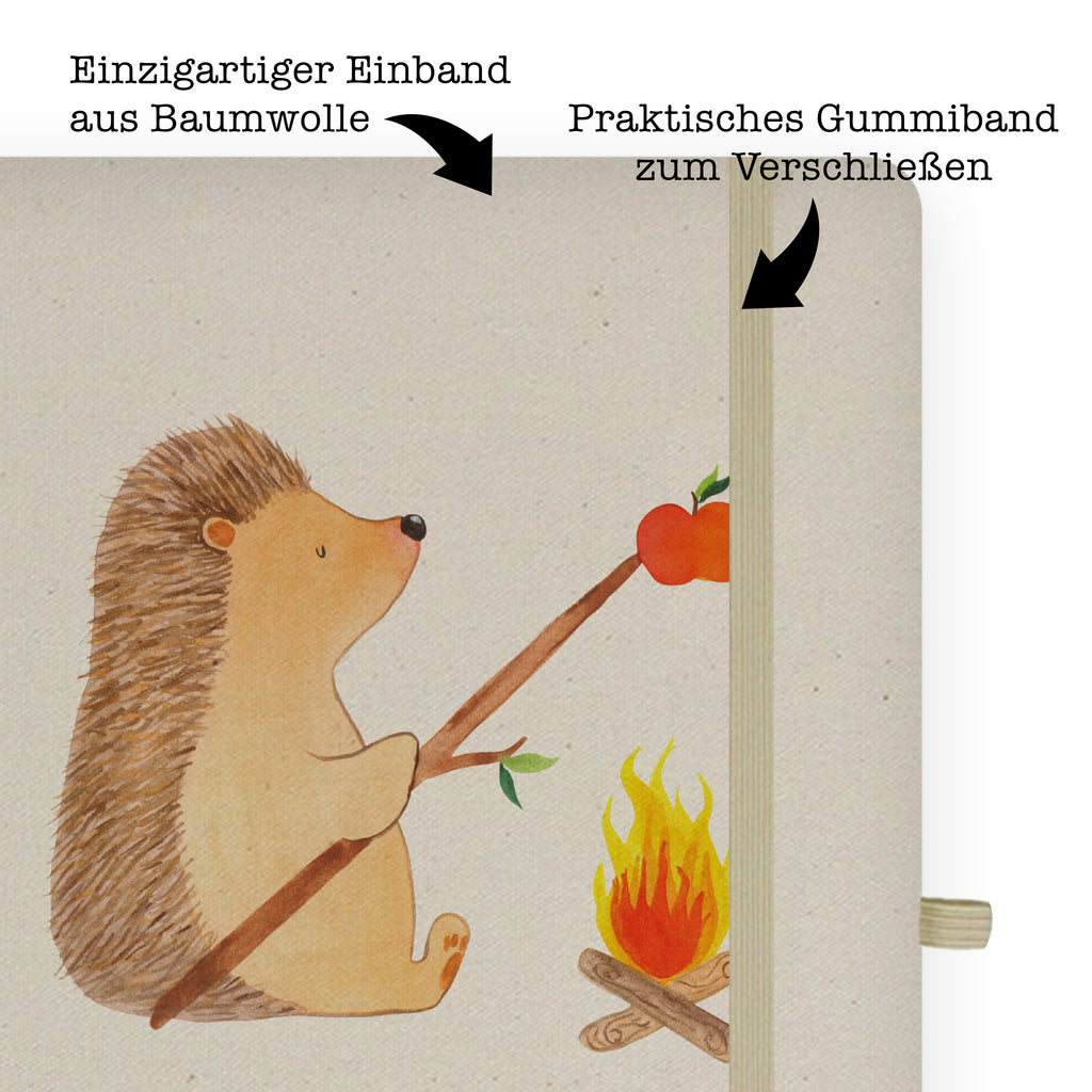 DIN A4 Baumwoll Notizbuch Igel grillt Notizen, Eintragebuch, Tagebuch, Notizblock, Adressbuch, Journal, Kladde, Skizzenbuch, Notizheft, Schreibbuch, Schreibheft, Tiermotive, Gute Laune, lustige Sprüche, Tiere, Igel, Grillen, Ziele, Motivation, arbeitslos, Sinn des Lebens, Spruch